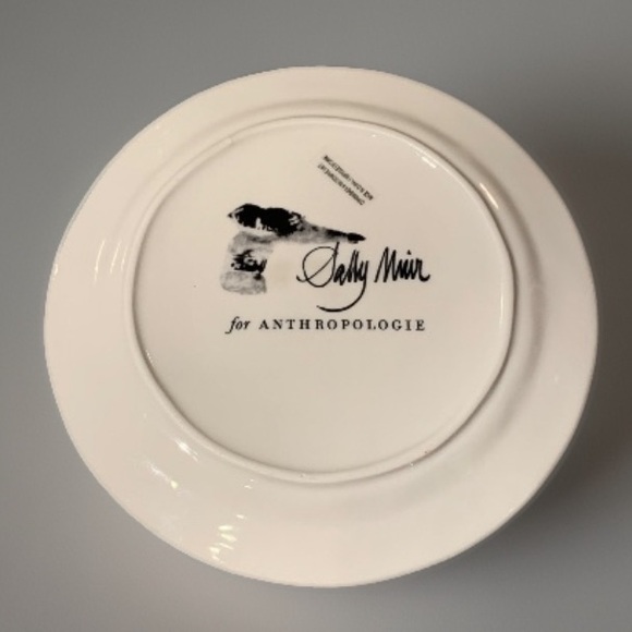 Frenchie FRENCH BULLDOG Plate by Sally Muir ANTHROPOLOGIE - Picture 2 of 5